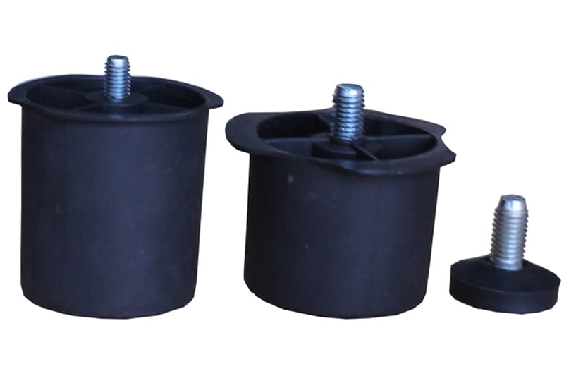 Juego 4 patas abatible altura 5-7 cm y Torniblock