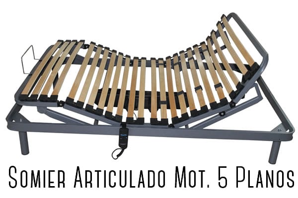 Somier articulado 5 planos